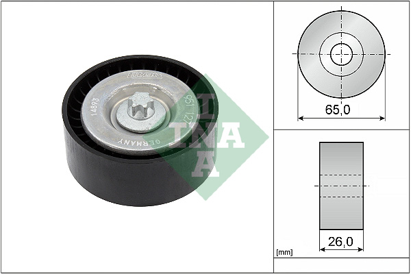 INA Geleiderol (poly) V-riem 532 0630 10