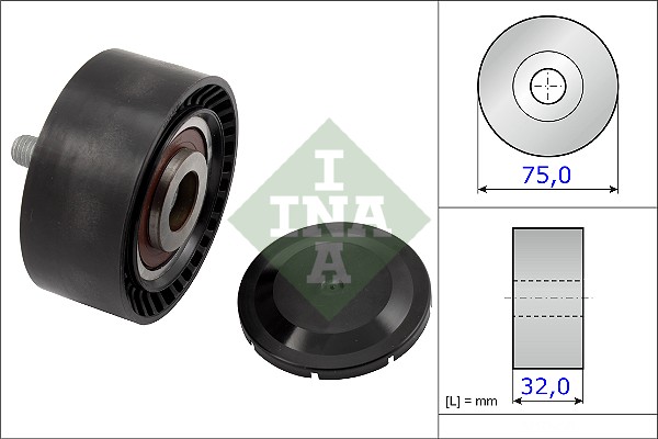 INA Geleiderol (poly) V-riem 532 0722 10