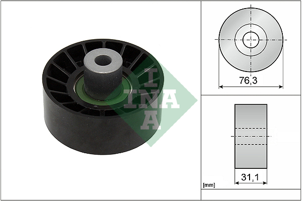 INA Geleiderol (poly) V-riem 532 0776 10