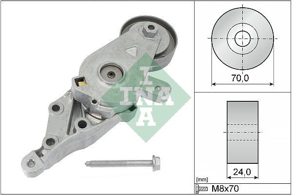 INA Spanner poly V-riem 534 0140 30