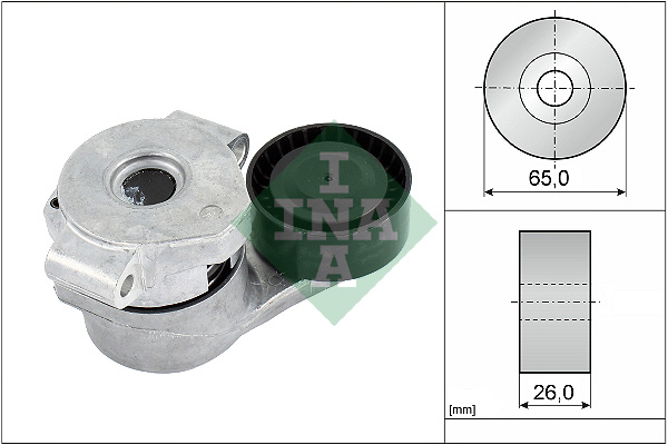 INA Spanner poly V-riem 534 0308 10