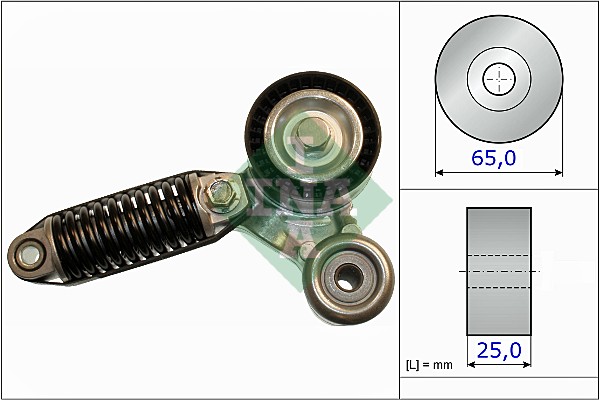 INA Spanner poly V-riem 534 0314 10