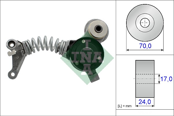 INA Spanner poly V-riem 534 0419 10