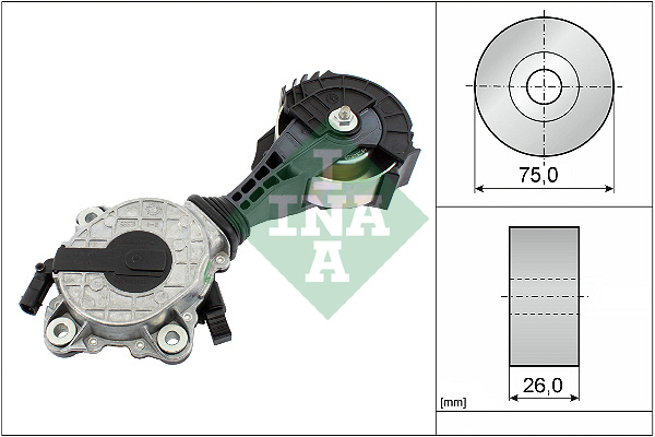 INA Spanner poly V-riem 534 0425 10