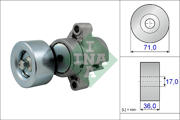 INA Spanner poly V-riem 534 0453 10