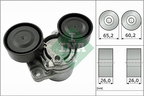 INA Spanner poly V-riem 534 0505 10