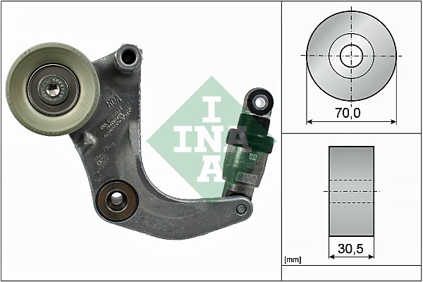 INA Spanner poly V-riem 534 0534 10