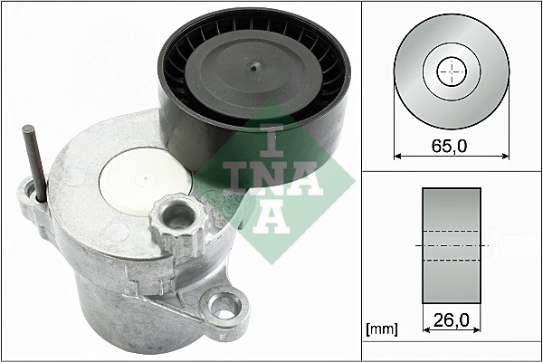 INA Spanner poly V-riem 534 0549 10