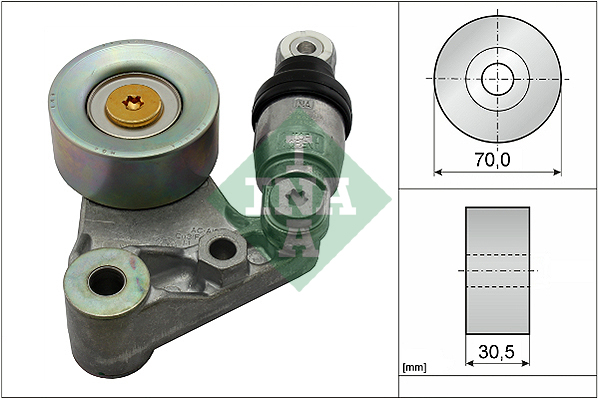 INA Spanner poly V-riem 534 0629 10