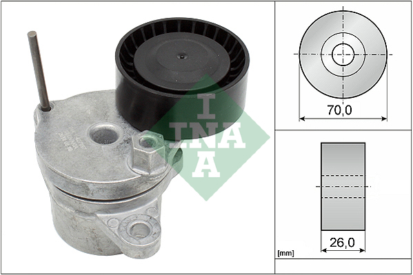 INA Spanner poly V-riem 534 0649 10