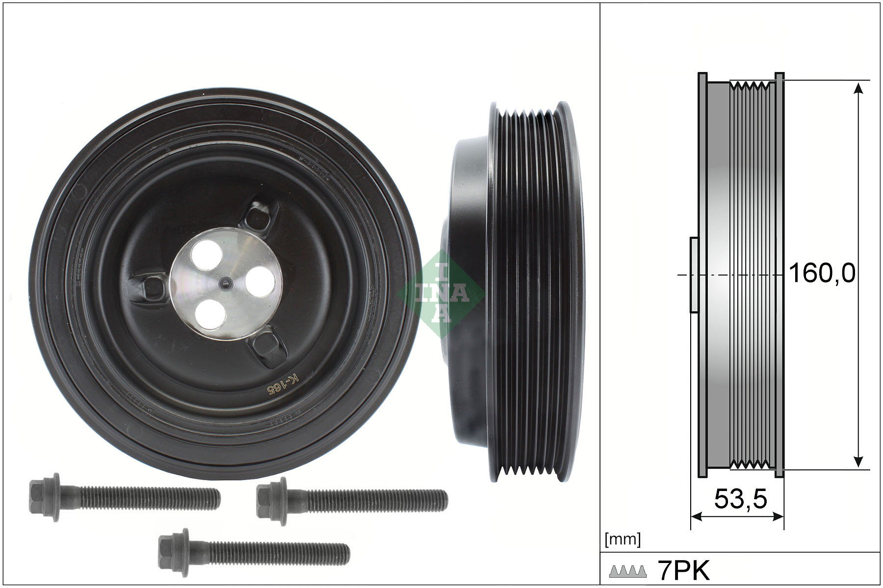 INA Riemschijvenset, krukas 544 0132 20