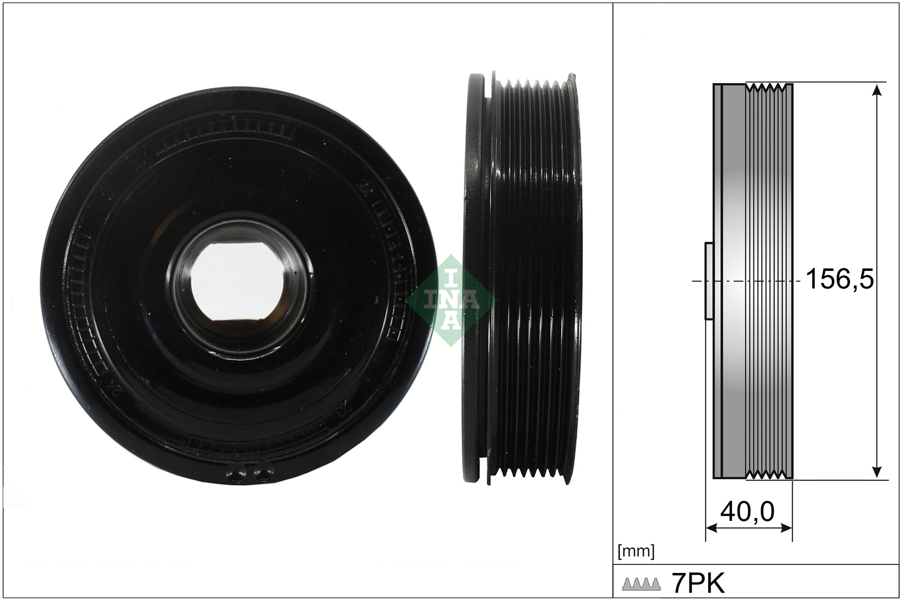 INA Riemschijf, krukas 544 0187 10