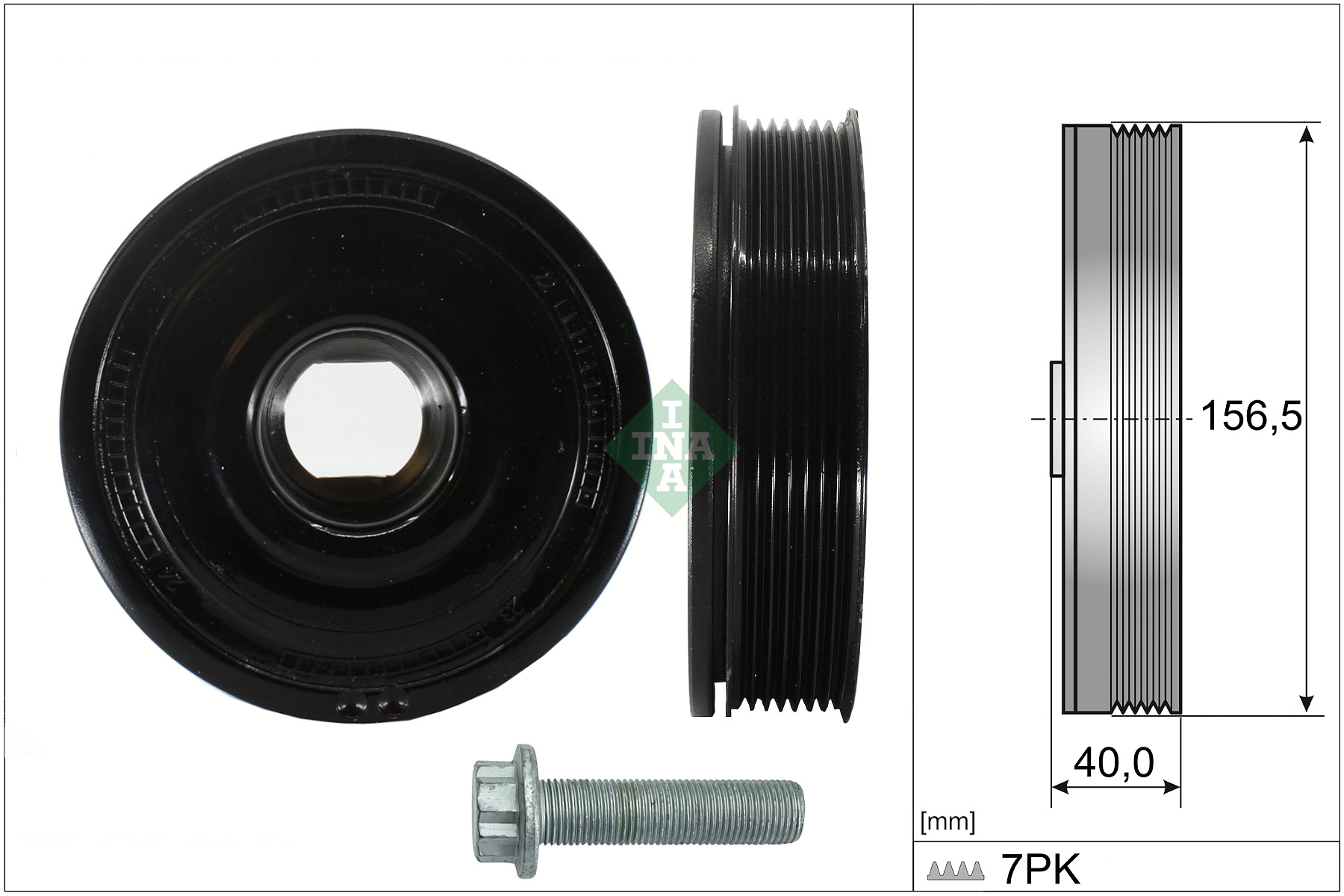 INA Riemschijvenset, krukas 544 0187 20