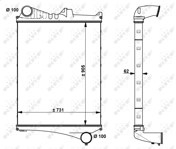 NRF Interkoeler 30225