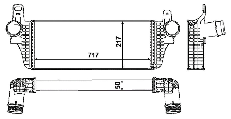 NRF Interkoeler 30466