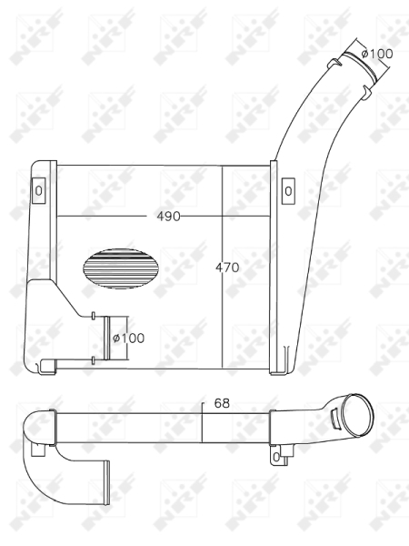 NRF Interkoeler 30551