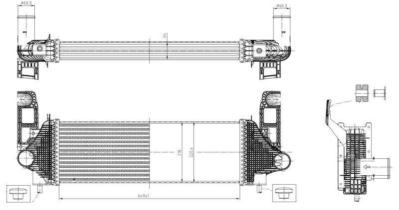 NRF Interkoeler 309058