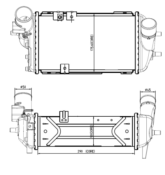 NRF Interkoeler 309063