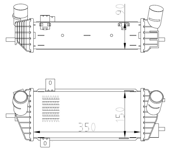 NRF Interkoeler 309070