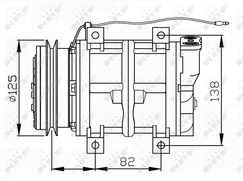 NRF Airco compressor 32745G