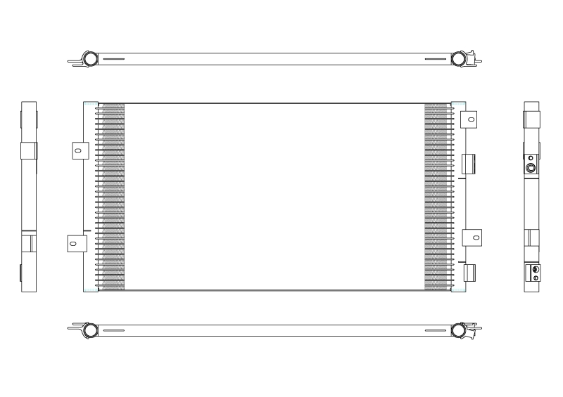 NRF Airco condensor 350313