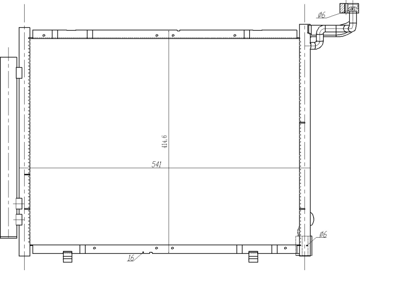 NRF Airco condensor 350482