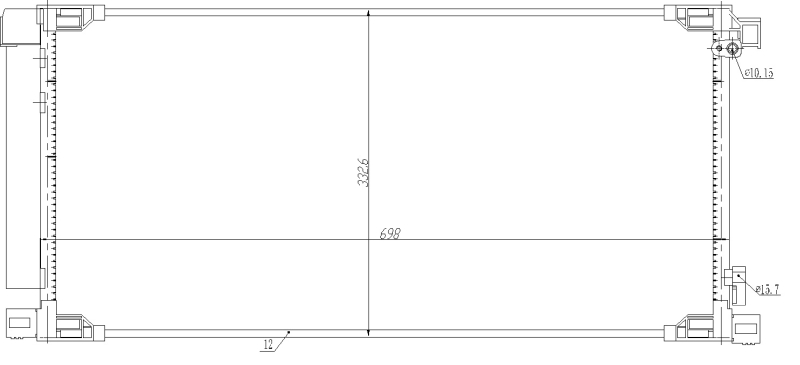 NRF Airco condensor 350498