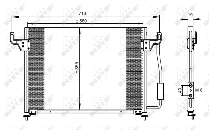 NRF Airco condensor 35261