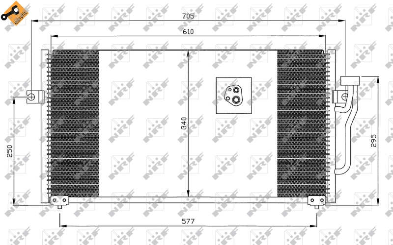 NRF Airco condensor 35293