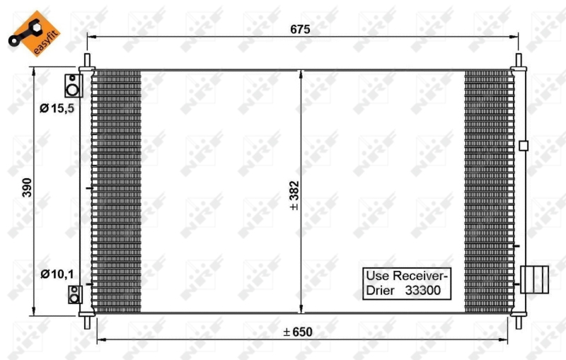 NRF Airco condensor 35780