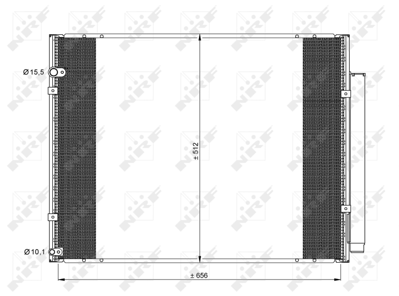 NRF Airco condensor 35857