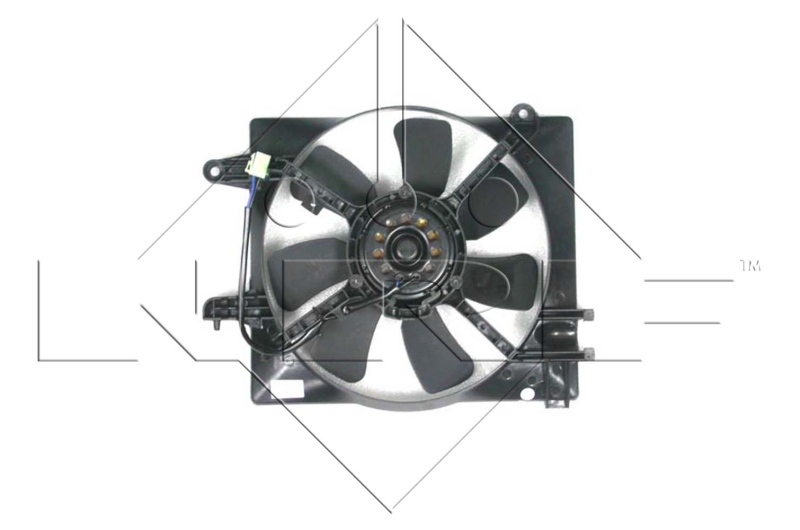 NRF Ventilatorwiel-motorkoeling 47486