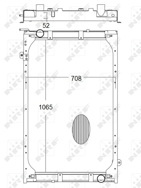 NRF Radiateur 50193X