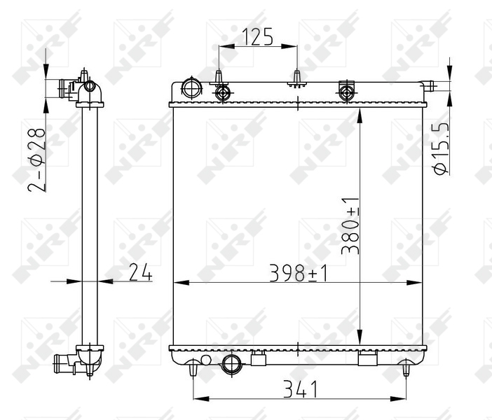 NRF Radiateur 50429A