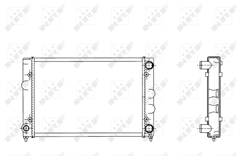 NRF Radiateur 509505