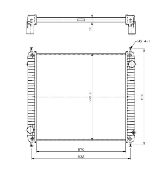 NRF Radiateur 509779