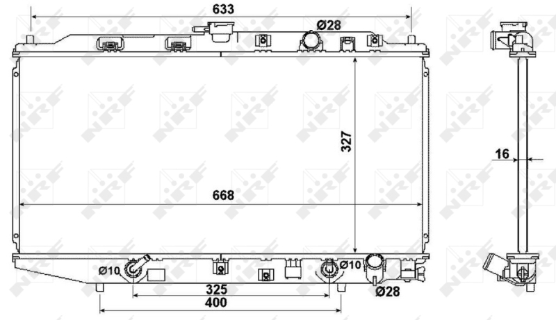 NRF Radiateur 516728