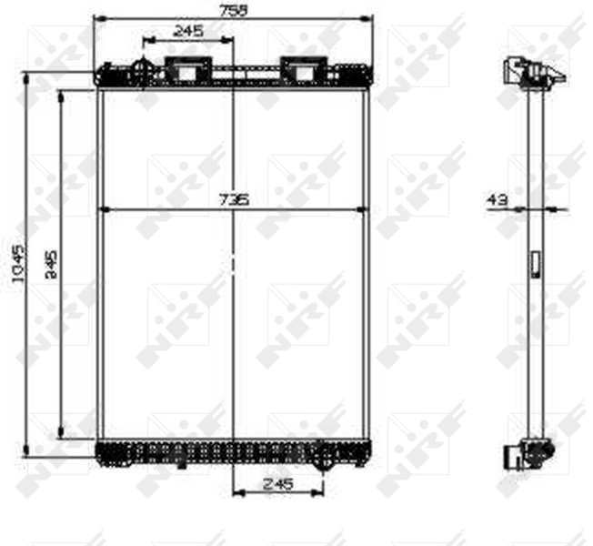 NRF Radiateur 519537X