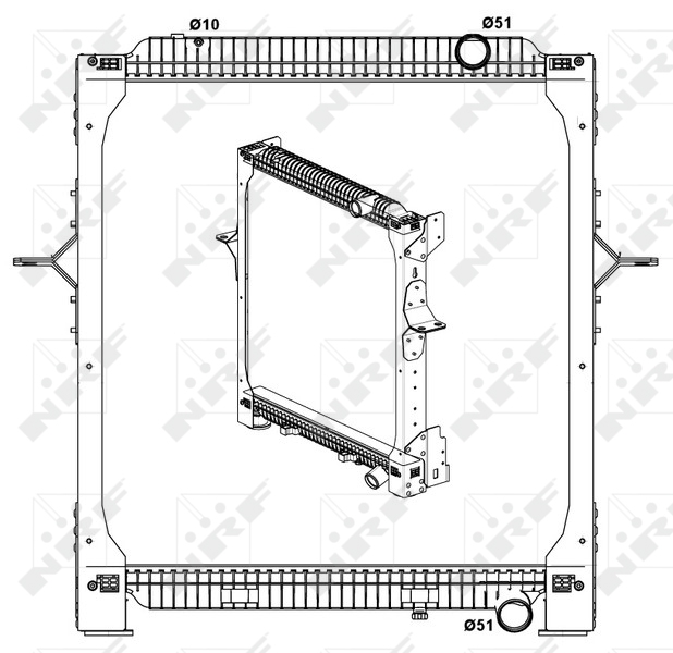 NRF Radiateur 519798X