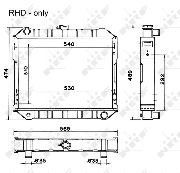 NRF Radiateur 52038