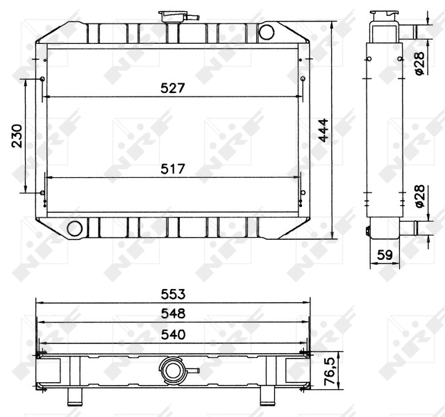 NRF Radiateur 52048