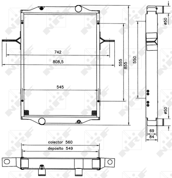 NRF Radiateur 52083