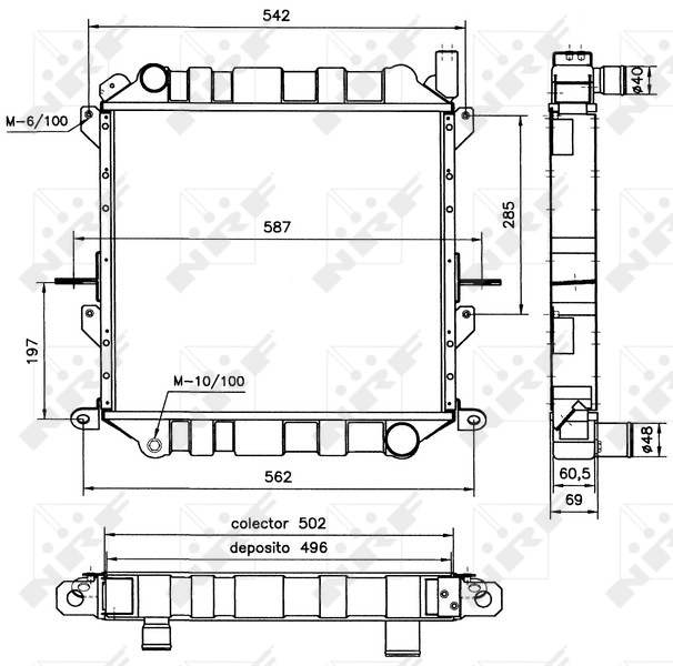 NRF Radiateur 52126