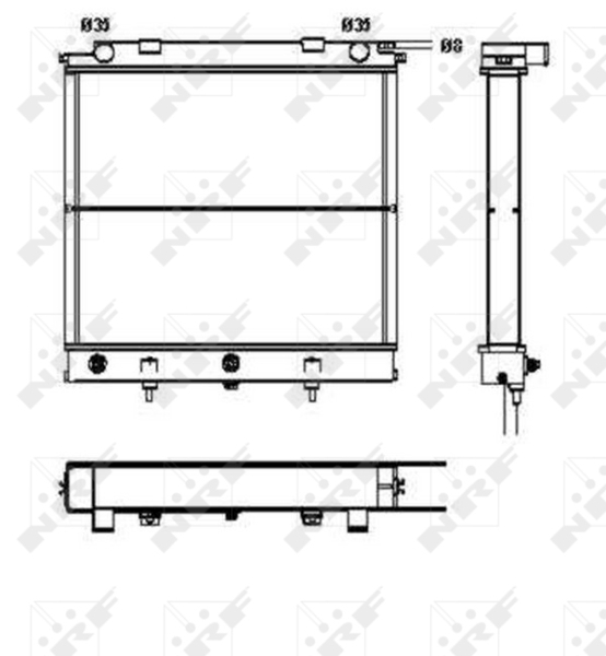 NRF Radiateur 52129