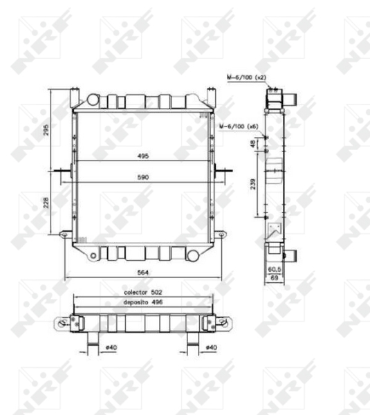 NRF Radiateur 52247