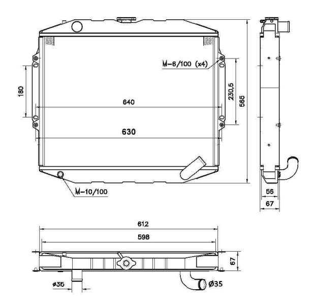 NRF Radiateur 52282