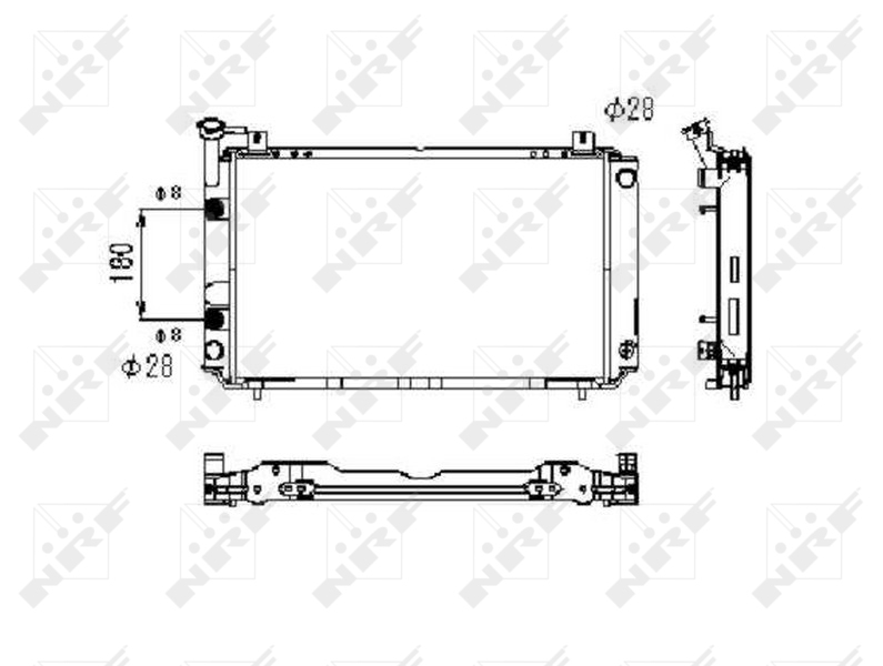 NRF Radiateur 523495