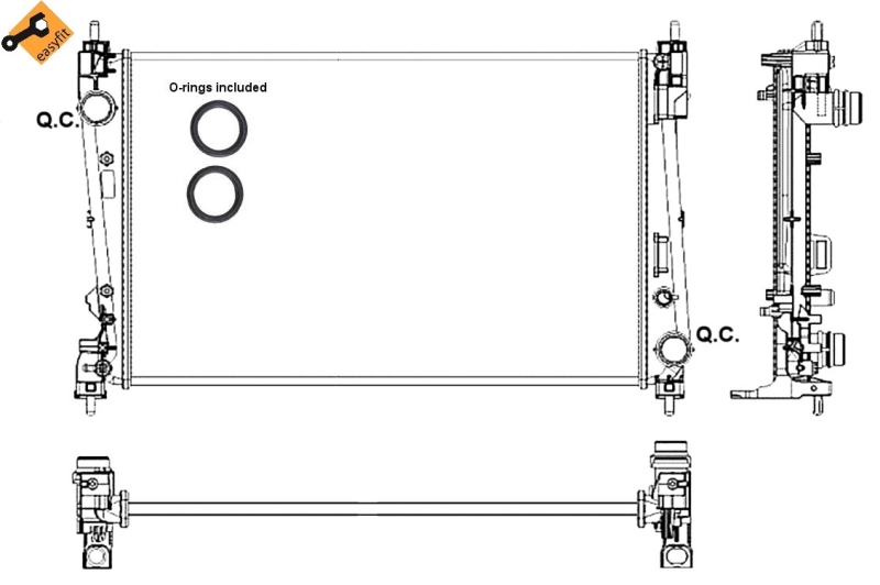 NRF Radiateur 53017