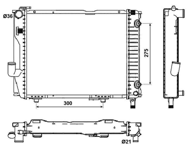 NRF Radiateur 53030