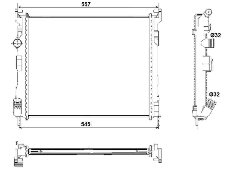 NRF Radiateur 53032